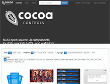 Tablet Screenshot of cocoacontrols.com